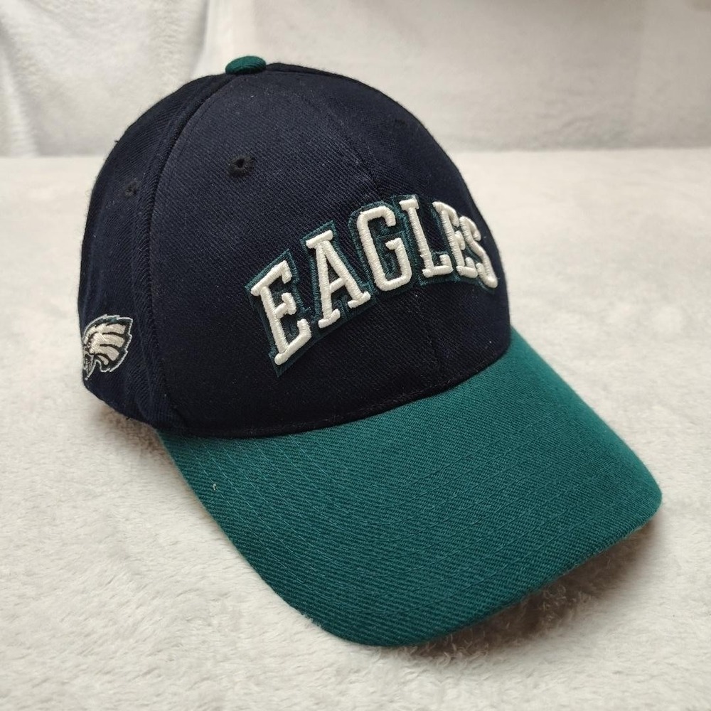Vintage Philadelphia Eagles Reebok Hat Cap Strap Back Mens NFL Football 90s